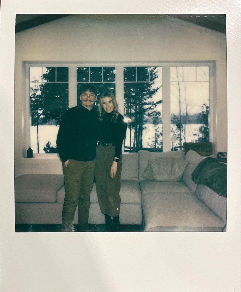 Misty and Adam at home